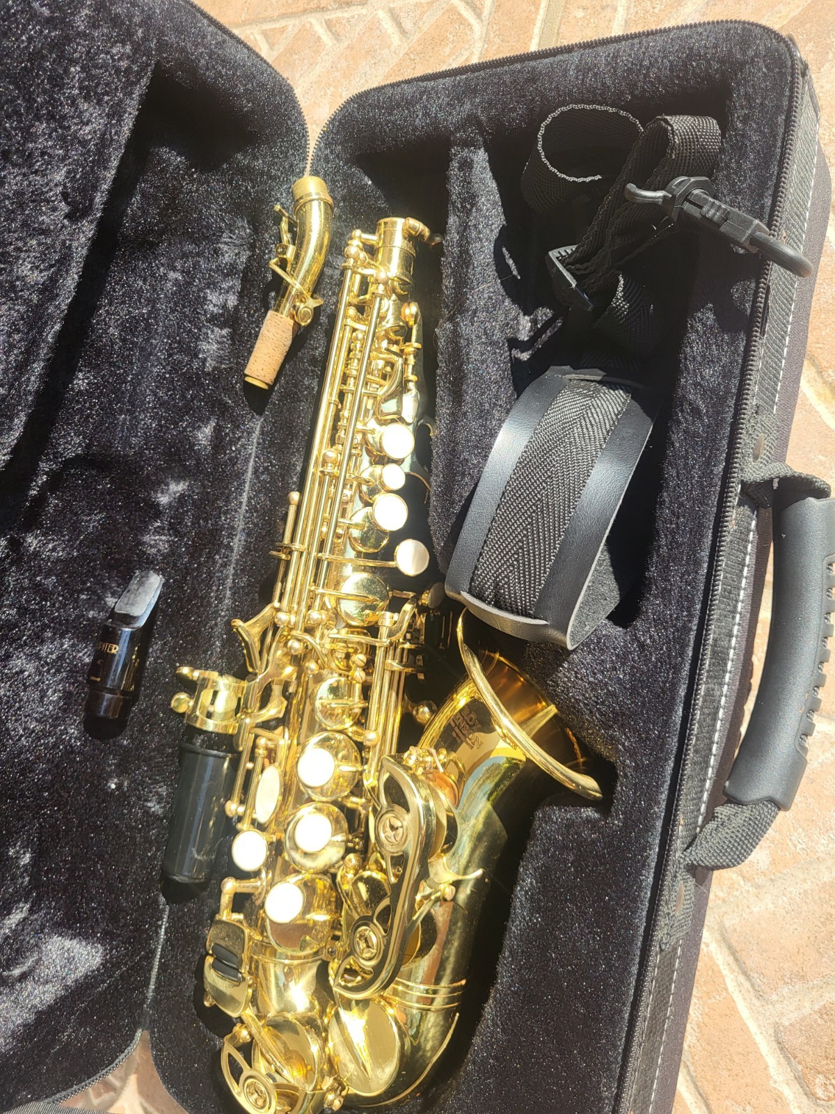 ROY BENSON SOPRANO SAXOPHONE, AS NEW!/ SAX SOPRANO COME NUOVO!(bocchino Jupiter)
