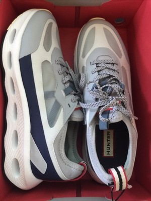 Hunter Sneakers Men Size 10  Gray Blue Gabreal Trainer Comfort Running 43  NEW