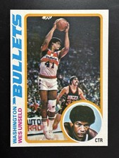 1978 Topps Basketball Wes Unseld #7 Washington Bullets