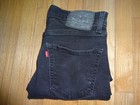 Levi's Original 502 Regular Fit Straight Leg Men's Back Jeans 30 x 32 Blk Denim — photo 1
