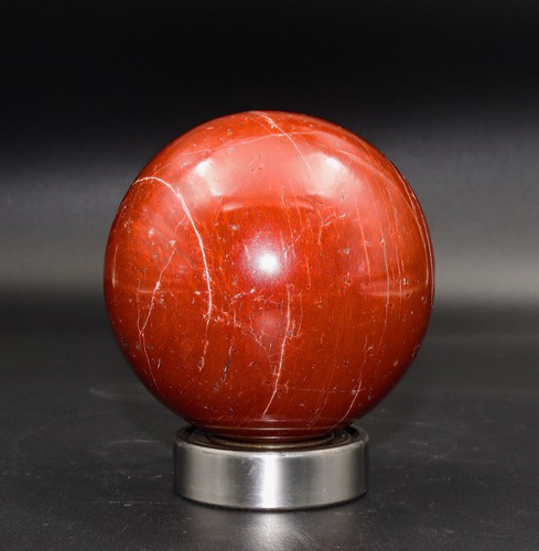 85MM Red Jasper Sphere Chakra Balancing Energy Crystal Healing Gemstone Ball - Picture 4 of 10