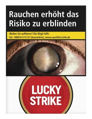 Lucky Strike Zigaretten Original Red (Super) Einzelpackung á 29 Stück, 