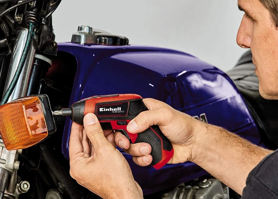 TE-SD 3,6/1 Li Cacciavite a Batteria 3,6 V Ioni Di Litio Nero, Rosso - Immagine 2 di 4