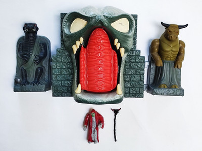 1988 LJN THUNDERCATS - MUMM RA'S TOMB FORTRESS TOP ZUSTAND FEHLT KROKOSCHWANZ