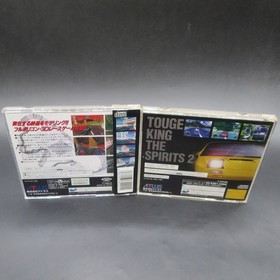 Touge King the Spirits 1 2 Sega Saturn with Manual Japanese Version