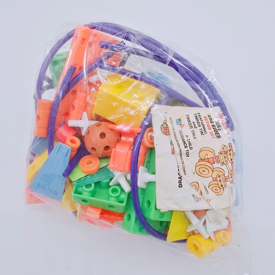 Juego de acción para bicicleta y jinete Playskool Tinkertoy de colección juguete de construcción Foto 2 de 4