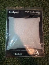 Janlynn Candlewicking Circle Of Hearts Pillow 50-842