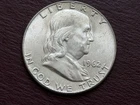 1962-D FRANKLIN HALF DOLLAR 90% SILVER .50¢ UNITED STATES   (A275)