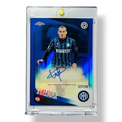 Wesley Sneijder /150 Auto Topps Chrome 2025/26 Inter Milan No PSA Card Autograph