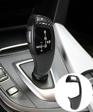 Carbon Fiber Car Gear Shift Knob Cover, Car Sticker Decals Gear Shift Knob Cover