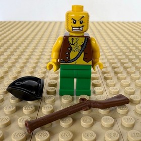 LEGO Pirates 2: Anchor Tattoo Pirate, MUSKET, pi097, 6240, KRAKEN ATTACKIN, 2009