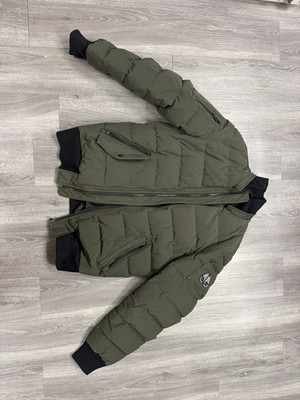 Moose Knuckles Men's 3Q Jacket Green M Missing Hood Canada Down 