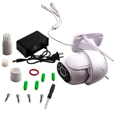 1080P Wireless Security Camera Indoor Outdoor System Waterproof Dome White IP66