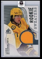 2023-24 Upper Deck SP Game Used Rookie Sweaters Luke Evangelista Rookie #RS LE