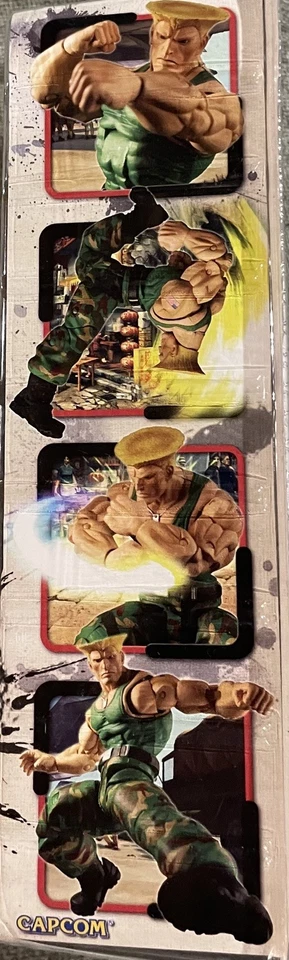 Figura de acción 2016 20 aniversario NECA Street Fighter IV Guile cuerpo posable Foto 4 de 4