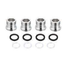 4pcs Faucet Adapter M19x6mm Male to M22x5mm Male Brass Tap Aerator Connector 