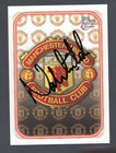 FUTERA 1997/98 - NORMAN WHITESIDE- MAN UTD - HAND SIGNED CLUB CREST CHASE CARD