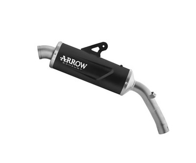 Auspuff Arrow Indy Race EVO Alum Dark Inoxr-Endkappe VOGE Valico 900 DSX 2024.