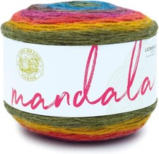 Lion Brand Yarn Mandala Multicolor Yarn for Knitting, Crochet, and Crafts