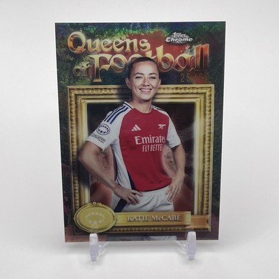 Katie McCabe Rose Gold 25/50 - 24/25 Topps Chrome UWCL Queens of Football 