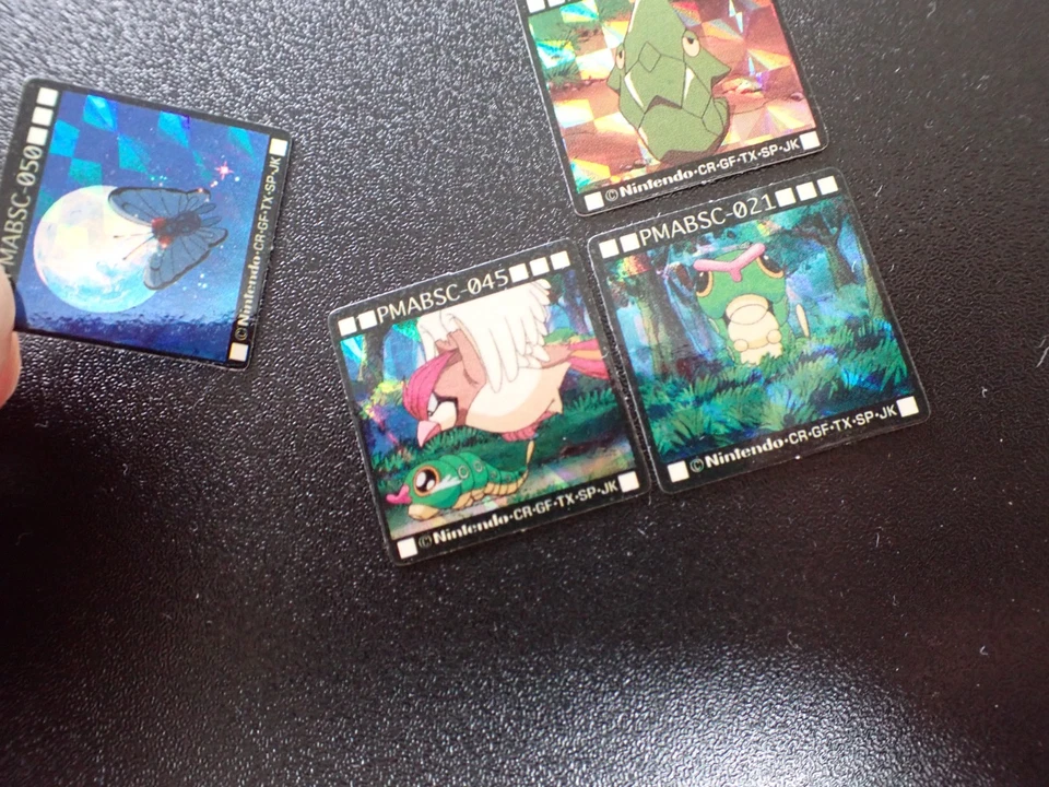 Pokemon GB Pocket Mini Card Prism Holo x4 Butterfree Evolutions etc #5336 - Image 2 of 4