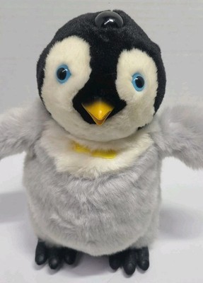 Happy Feet Movie Mumble 10'' Plush Interactive Dancing Penguin Thinkway Toys