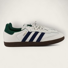 Size 7.5 - adidas Samba OG White Navy Collegiate Green for sale