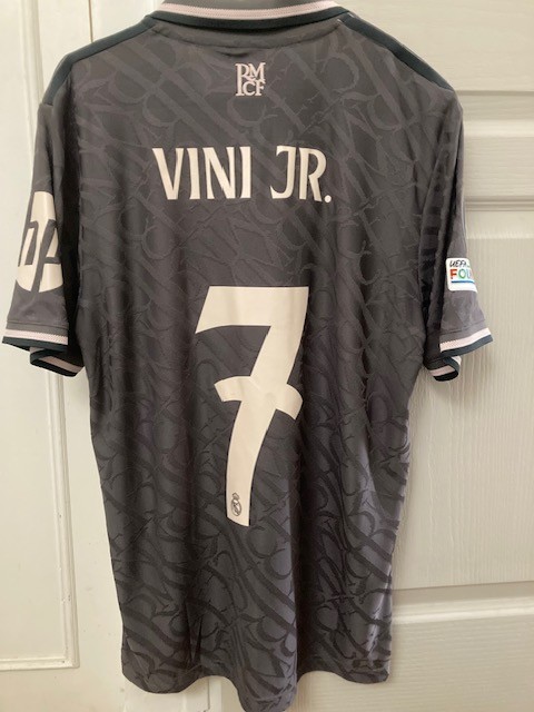 Maillot Real Madrid 2024-25 Match version ViniJr Camiseta Maglia Shirt Trikot M