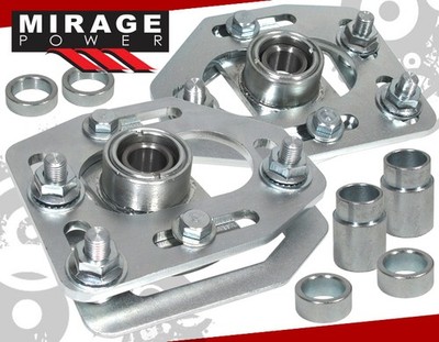 For 79-89 Fox Body Mustang SVT Adjustable +/-2.0 Caster +/-3.0 Camber Plate Pair