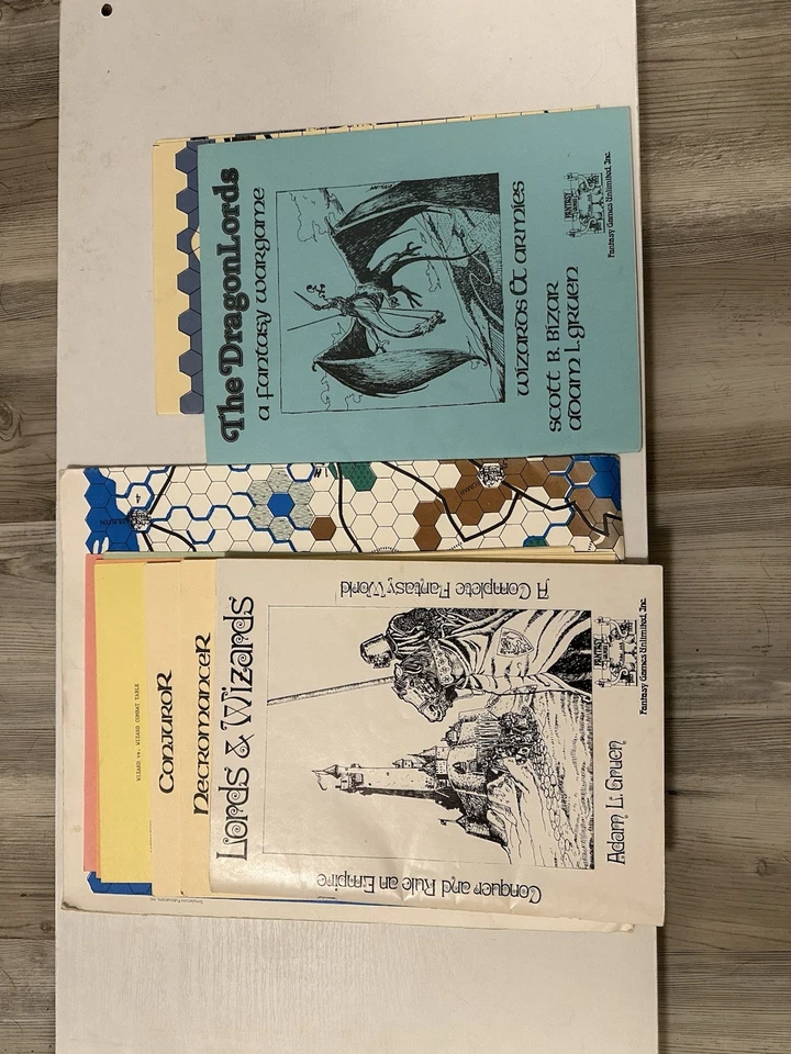 Fantasy Games Unlimited - Lords & Wizards - 1ª Edición Juego de Guerra Zip - Raro Foto 2 de 4