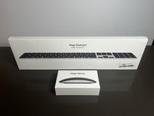 Apple A2520/A1657 Magic Keyboard w/ Touch ID  Magic Mouse 2   Black / Silver