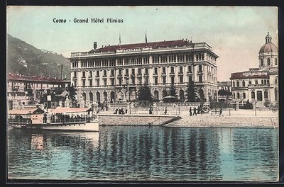 Postcard Como, Grand Hôtel Pliny 