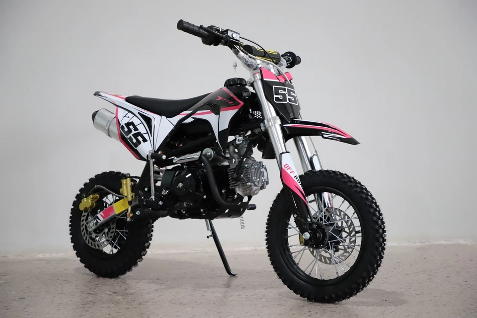 90cc Dirt Trail PIT Bike Motor 2 wheels Electric Start Semi Auto Junior Bike pik - image 3 of 4