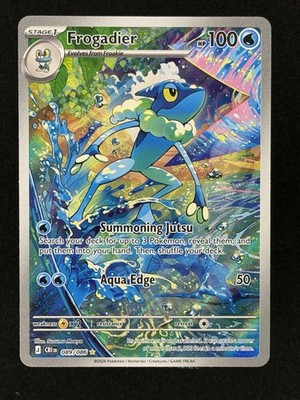 Pokémon TCG: Frogadier Illustration Rare Holo ME04: Chaos Rising 089/086 MINT  