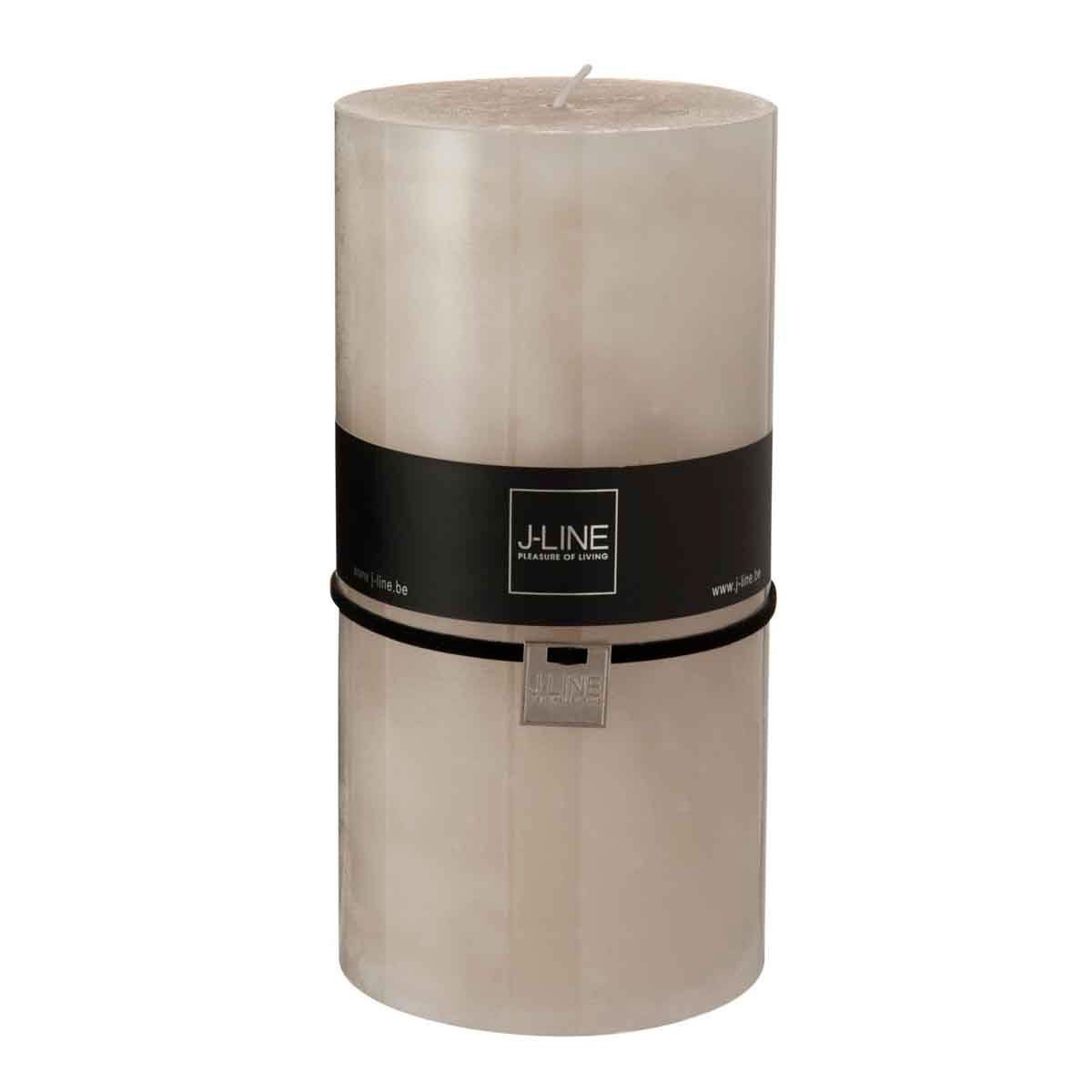 Bougie Cylindrique Haute Qualité Junina 20cm Sable - Finition Premium