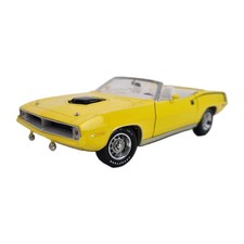 Franklin Mint 1970 Plymouth Hemicuda Chrysler 957 Yellow 124 Diecast B11c403 Franklin Mint 1970 Plymouth Hemicuda Chrysler 957 Yellow 124 Diecast B11c403