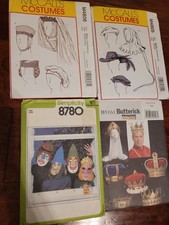 McCall's, Simplicity , And Butterick Sewing Patterns Costumes Masks