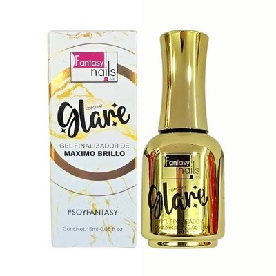 Fantasy Nails Top Coat Glare Máximo Brillo 15ml PRESENTATION VARIES 