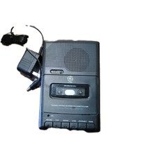 General Electric GE 3-5027A Portable Cassette Tape Player Voice Recorder TESTED