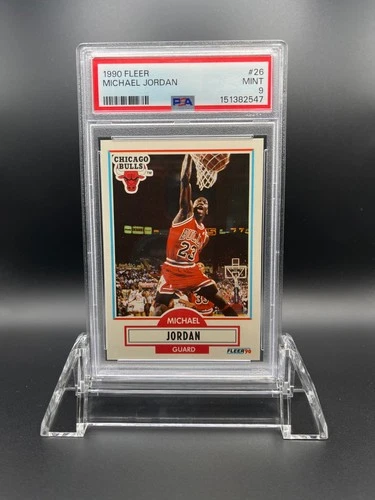 1990 FLEER #26 MICHAEL JORDAN PSA 9