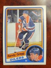 1984-85 O-Pee-Chee OPC Randy Gregg #242 Edmonton Oilers  