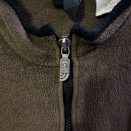 Vintage The North Face Full Zip Tan Fleece Vest Men’s XL Made In USA - Picture 5 of 9