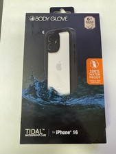 Body Glove Tidal Waterproof Phone Case for iPhone 16 - Black/Clear