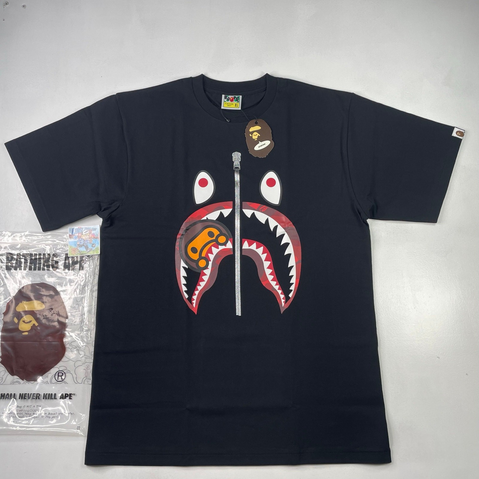 BAPE Baby Milo Shark T-Shirt | Size XL
