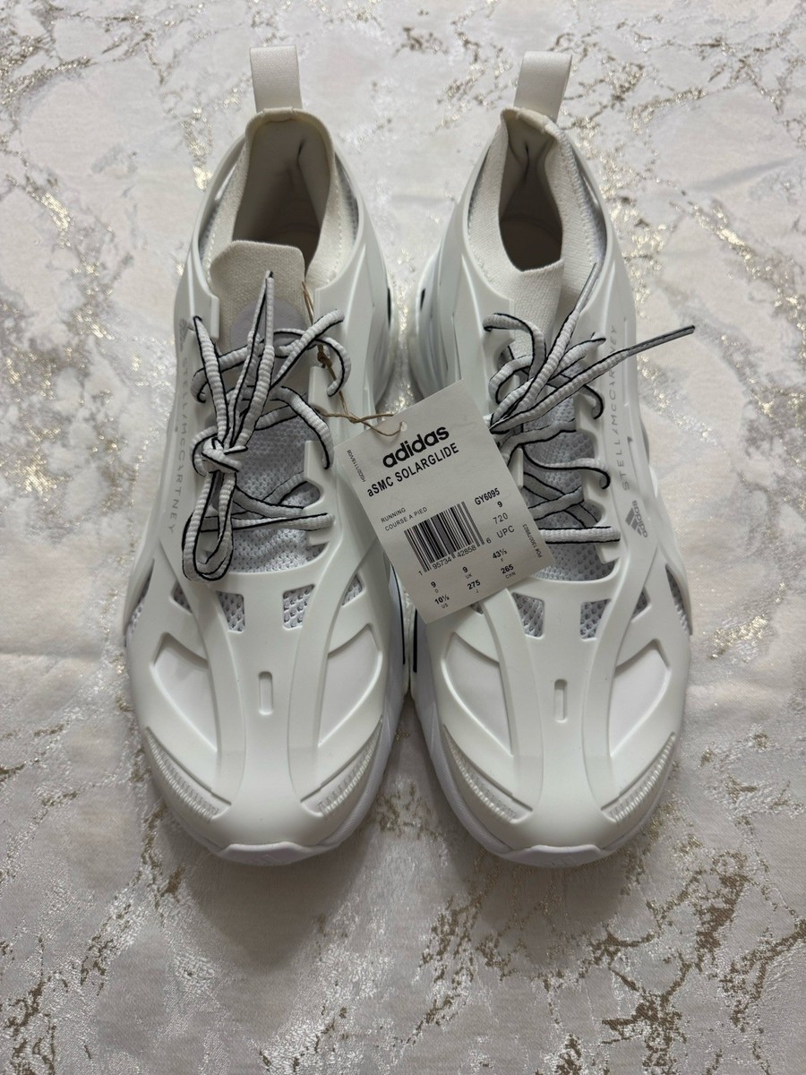 Size 10.5 - Stella McCartney x adidas SolarGlide White Vapour W