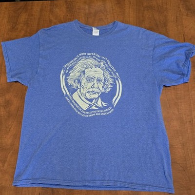 Delta Proweight 50/50 Preshrunk Albert Einstein Imagination Graphic Tee XL