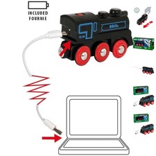 Brio World 33599 Rechargeable Engine - Eco-Friendly Battery Train for Toddlers