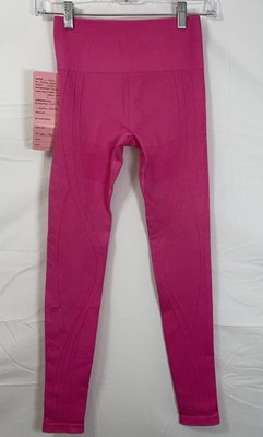 NWOT Sample Women s Fabletics Seamless Fusion High Waisted Leggings Pink - Small