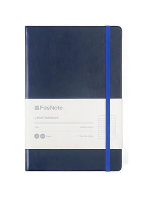 A5 Lined Hardcover Notebook, 100 GSM Paper, Midnight Blue