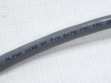 Alpha Wire 5470/15C 20/15C Premium Shielded XtraGuard 1 Control Cable Gray /5ft